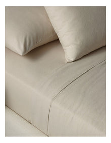 Cotton Flannelette Sheet Set in Natural