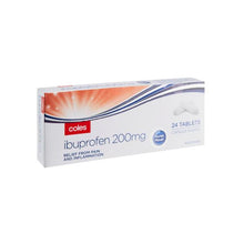 COLES RAPID TABLETS IBUPROFEN 24 PACK