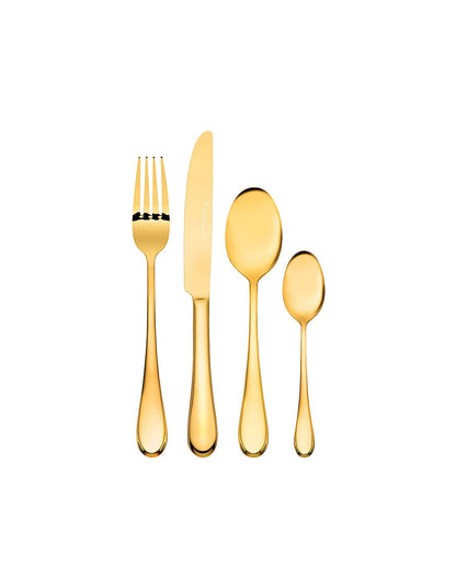 Helmsley Gold 24 Piece Cutlery Set