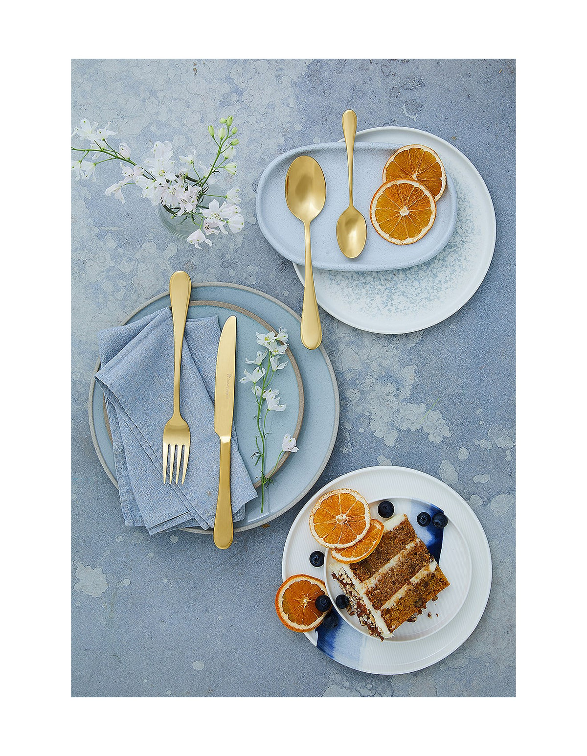 Helmsley Gold 24 Piece Cutlery Set