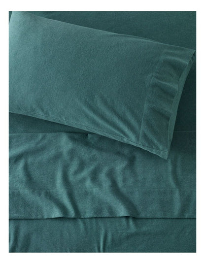 Flannelette Sheet Set in Dusky Green