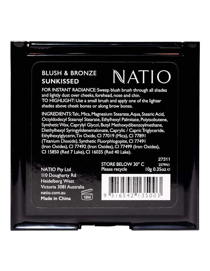 Blush & Bronzer Palette 10g