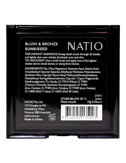 Blush & Bronzer Palette 10g