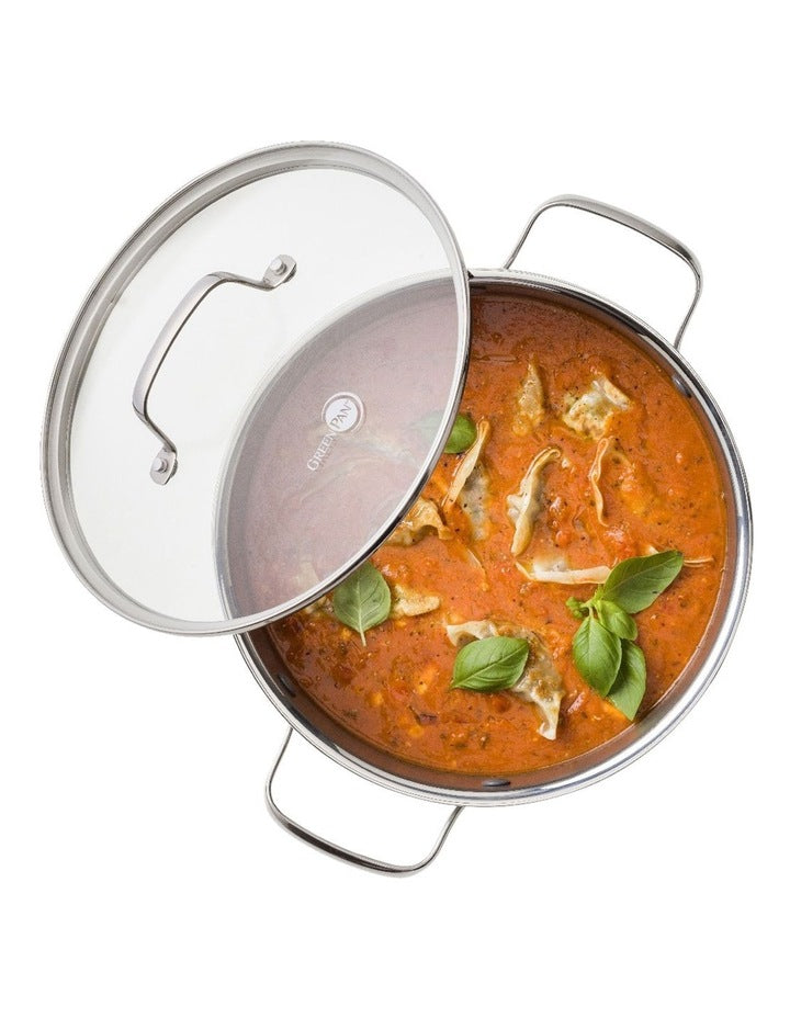 APEX Covered Casserole 24cm/4.91L PFAS-free ceramic non-stick
