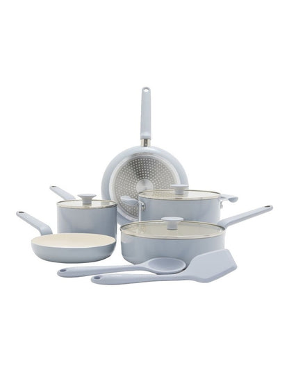 Rio PFAS-Free Ceramic Non-Stick Cookware Set Of 5 Pieces in Star Dew