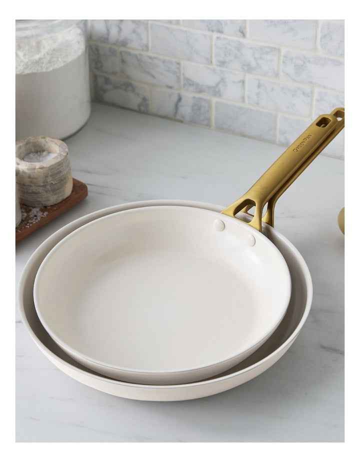 Padova Reserve Frypan 2 Piece Set 26/30cm in Cream