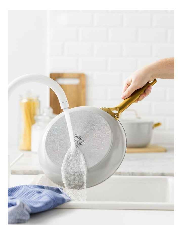 Padova Reserve Ceramic Non-stick Frypan 2 Piece Set 26/30cm in Dove Grey