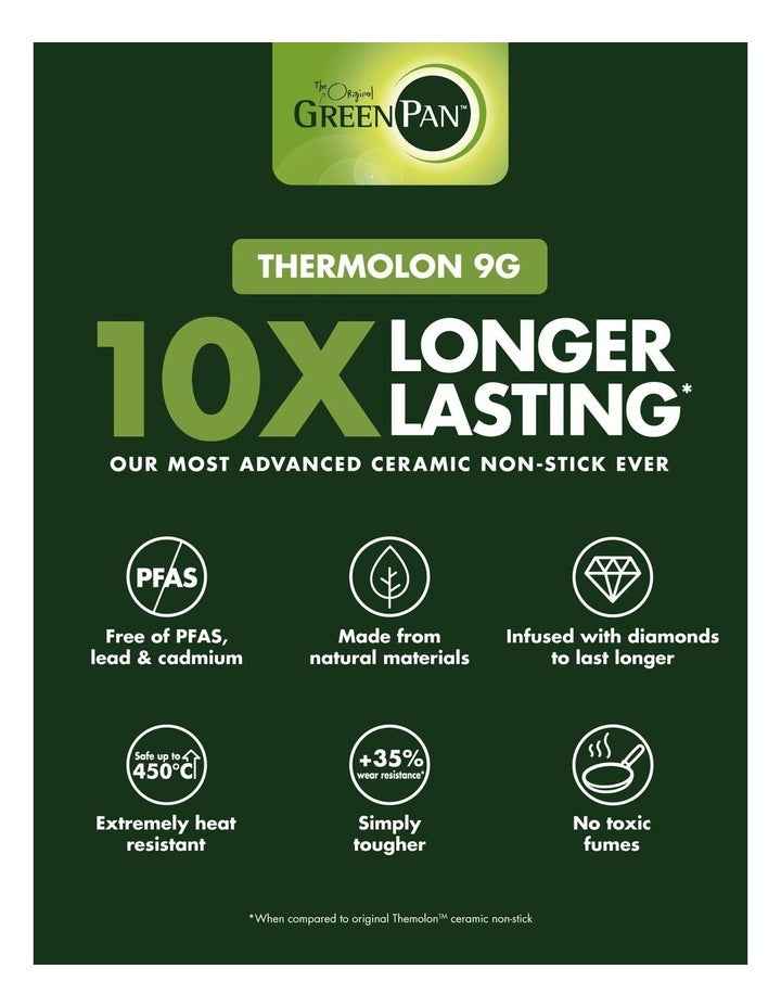 Padova Reserve Ceramic Non-stick Frypan 2 Piece Set 26/30cm in Dove Grey