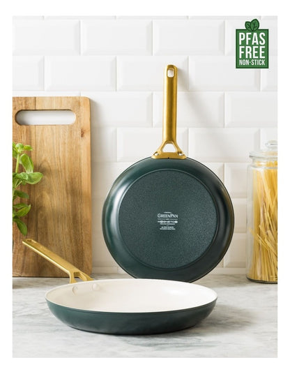 Padova Reserve 2 Piece Frypan Set in Pine Green