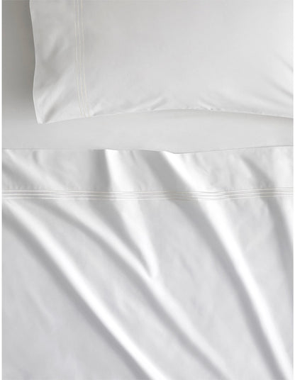 1200TC PALAIS KING FLAT SHEET IN SNOW