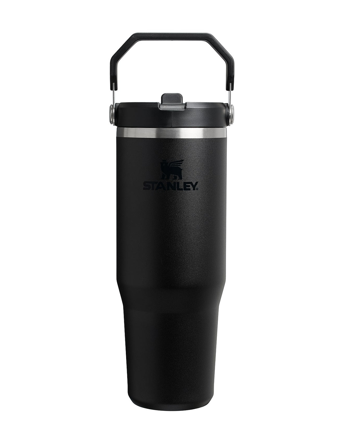 ICEFLOW 2.0 FLIPSTRAW TUMBLER 30OZ BLACK 2.0