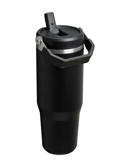 ICEFLOW 2.0 FLIPSTRAW TUMBLER 30OZ BLACK 2.0