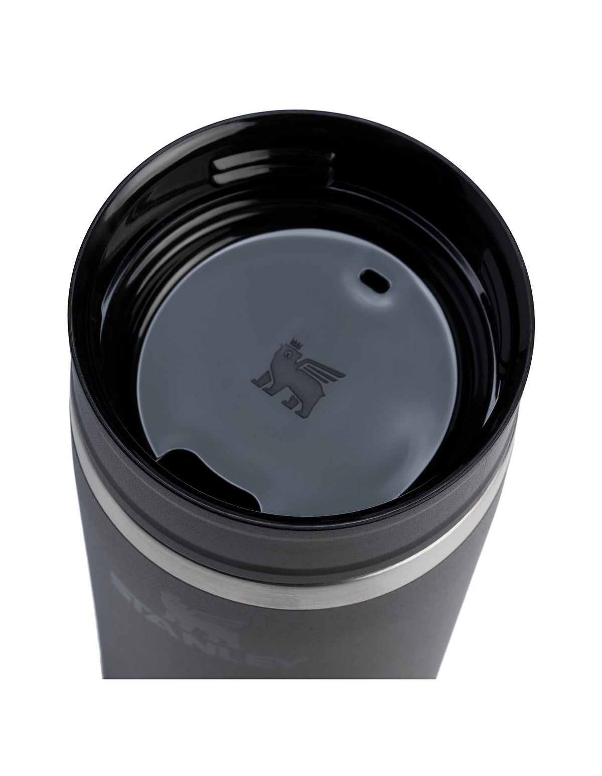 THE CAFÉ-TO-GO TRAVEL MUG 12OZ BLACK 2.0