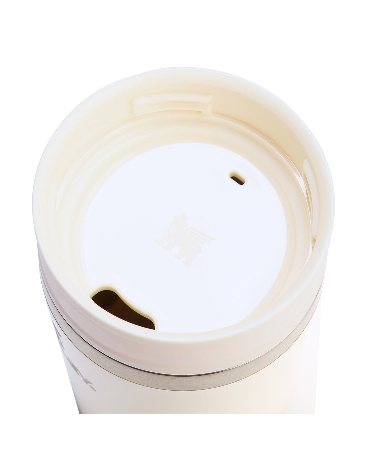 THE CAFÉ-TO-GO TRAVEL MUG 12OZ CREAM GLOSS