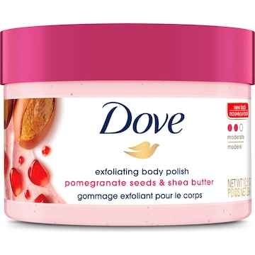 Dove Exfoliating Body Polish Scrub Pomegranate & Shea Butter 298g