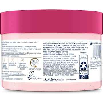 Dove Exfoliating Body Polish Scrub Pomegranate & Shea Butter 298g