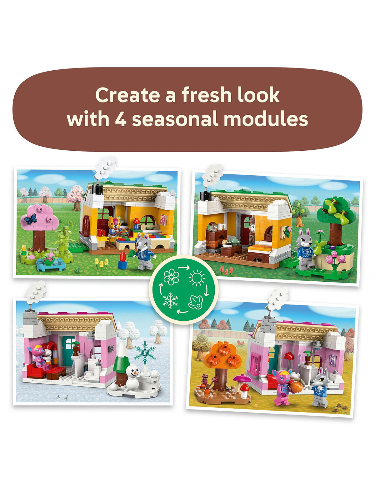 LEGO Animal Crossing Creative Houses: Seasons of Fun 77057