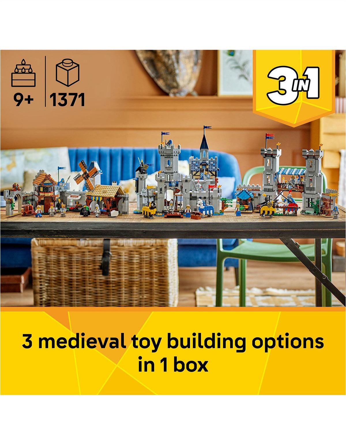 LEGO Creator Medieval Horse Knight Castle 31168