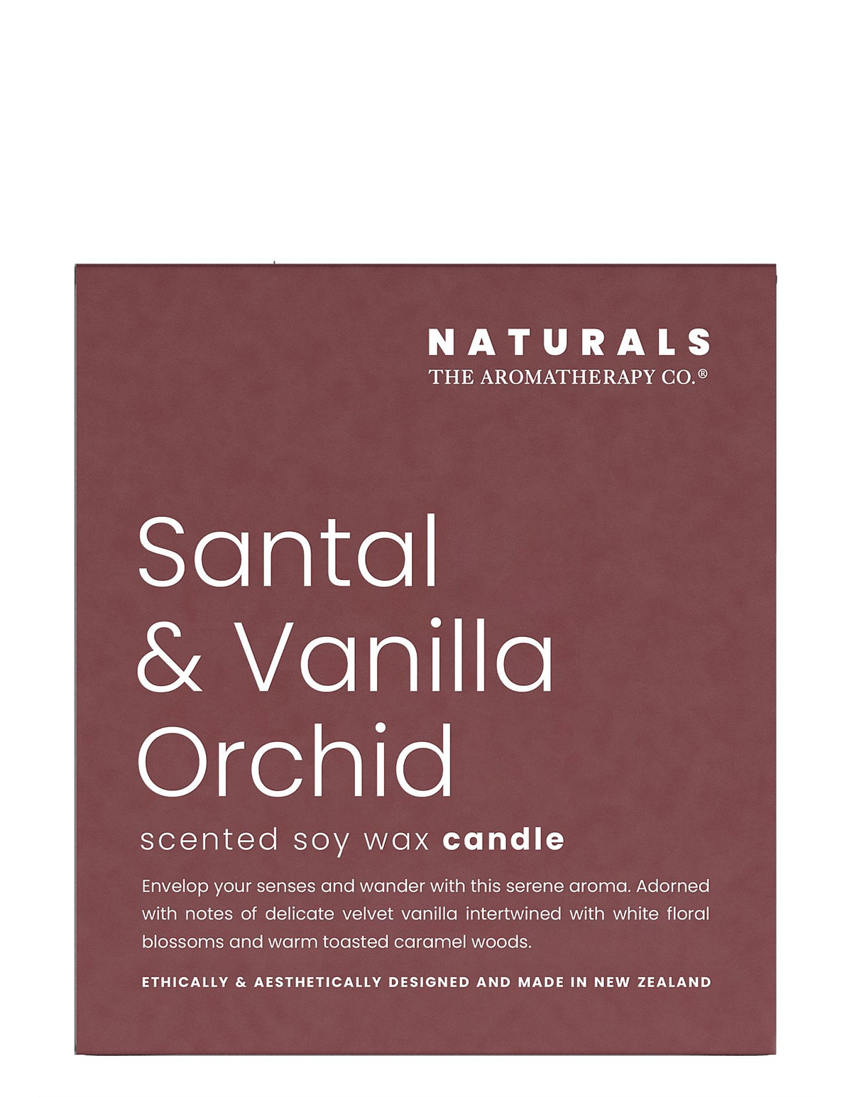 Naturals Santal & Vanilla Orchid Candle 400g