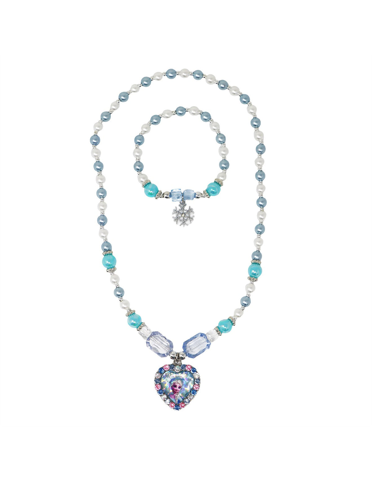 DISNEY FROZEN ELSA NECKLACE & BRACELET SET