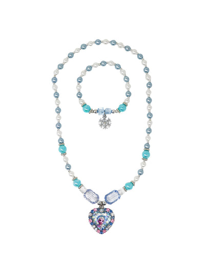 DISNEY FROZEN ELSA NECKLACE & BRACELET SET