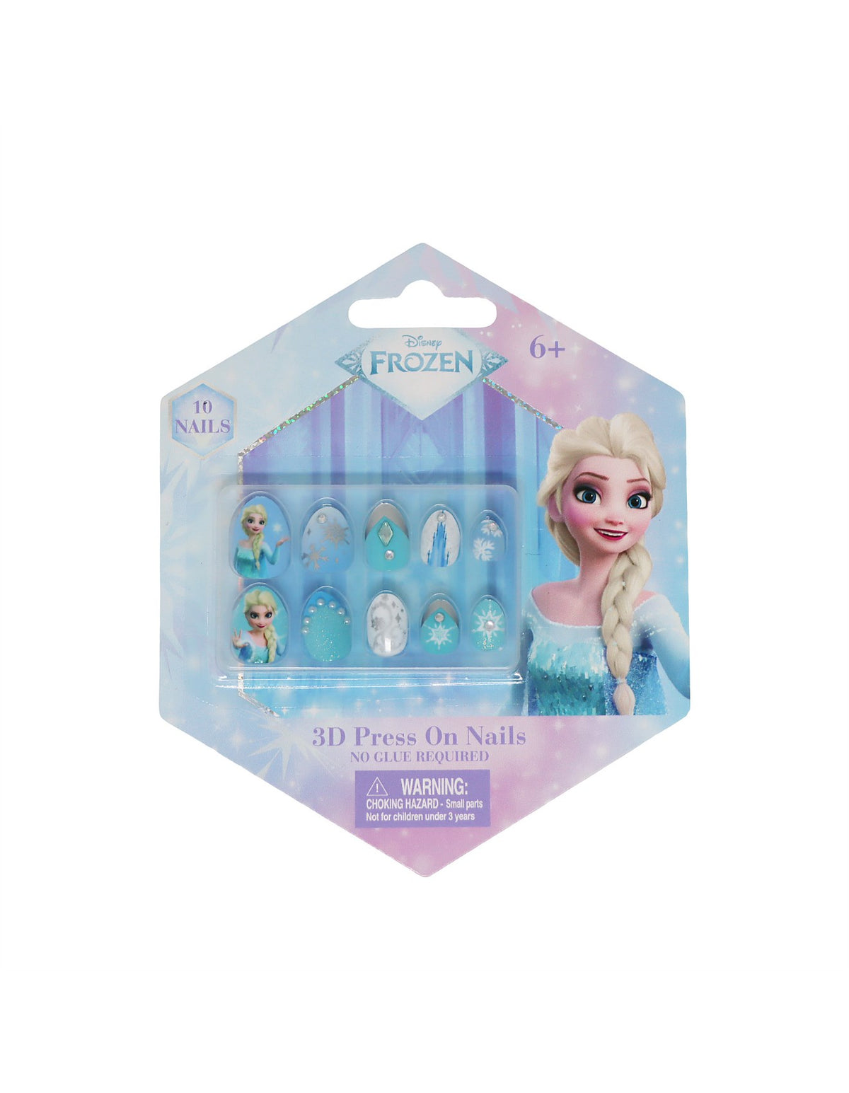 DISNEY FROZEN 3D PRESS ON NAILS