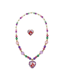 DISNEY PRINCESS ARIEL NECKLACE & RING SET