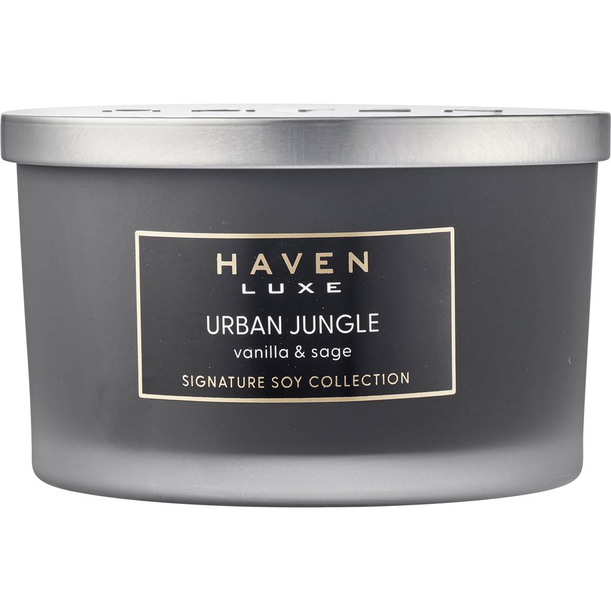 Haven Luxe Urban Jungle Vanilla Sage Signature Soy Blend Candle each