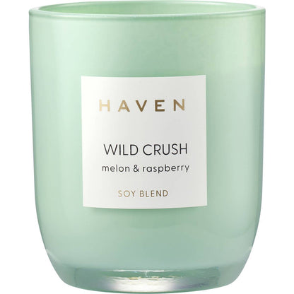 Haven Wild Crush Melon & Raspberry Soy Blend Candle each