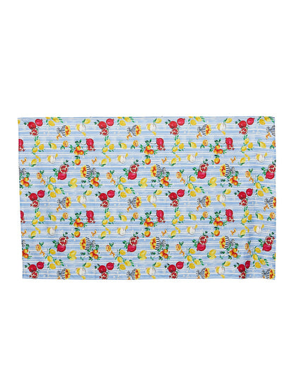 Positano 230cm x 150cm Polyester Tablecloth Citrus Print