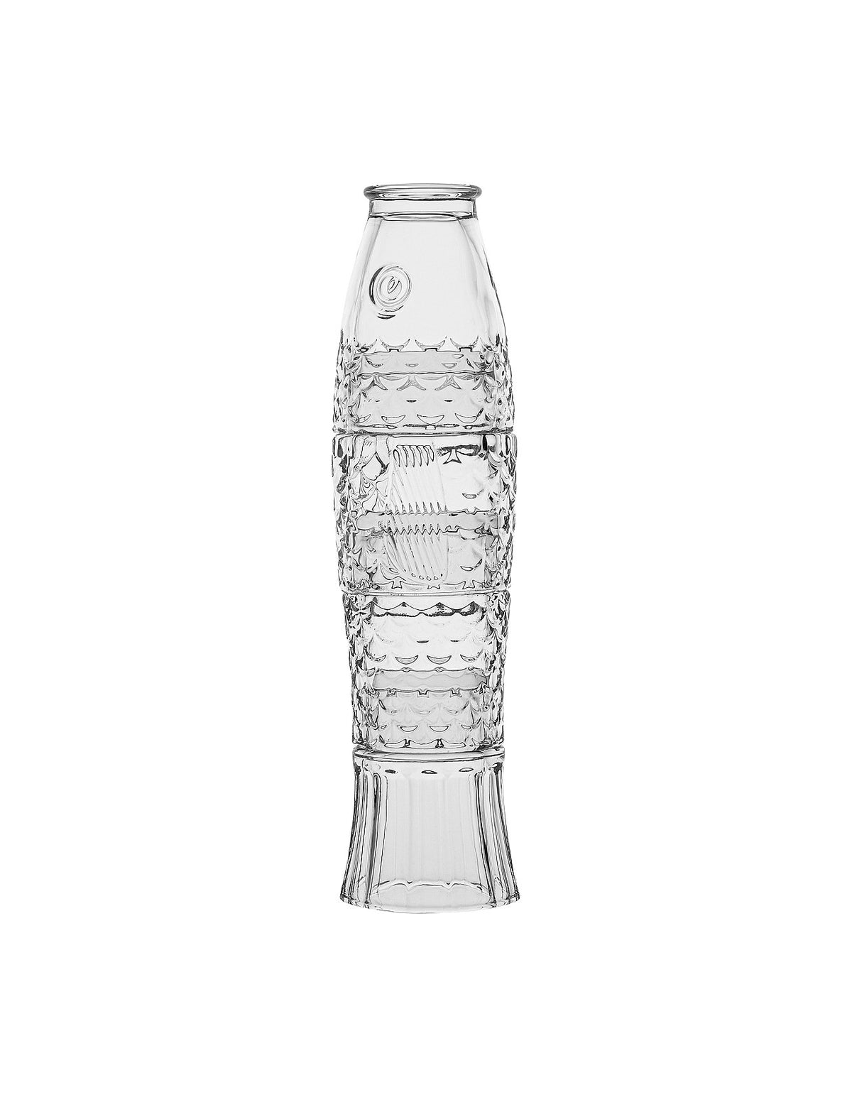 Mare 260ml Textured Glass Tumblers Set of 4 Clear