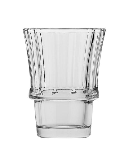 Mare 260ml Textured Glass Tumblers Set of 4 Clear