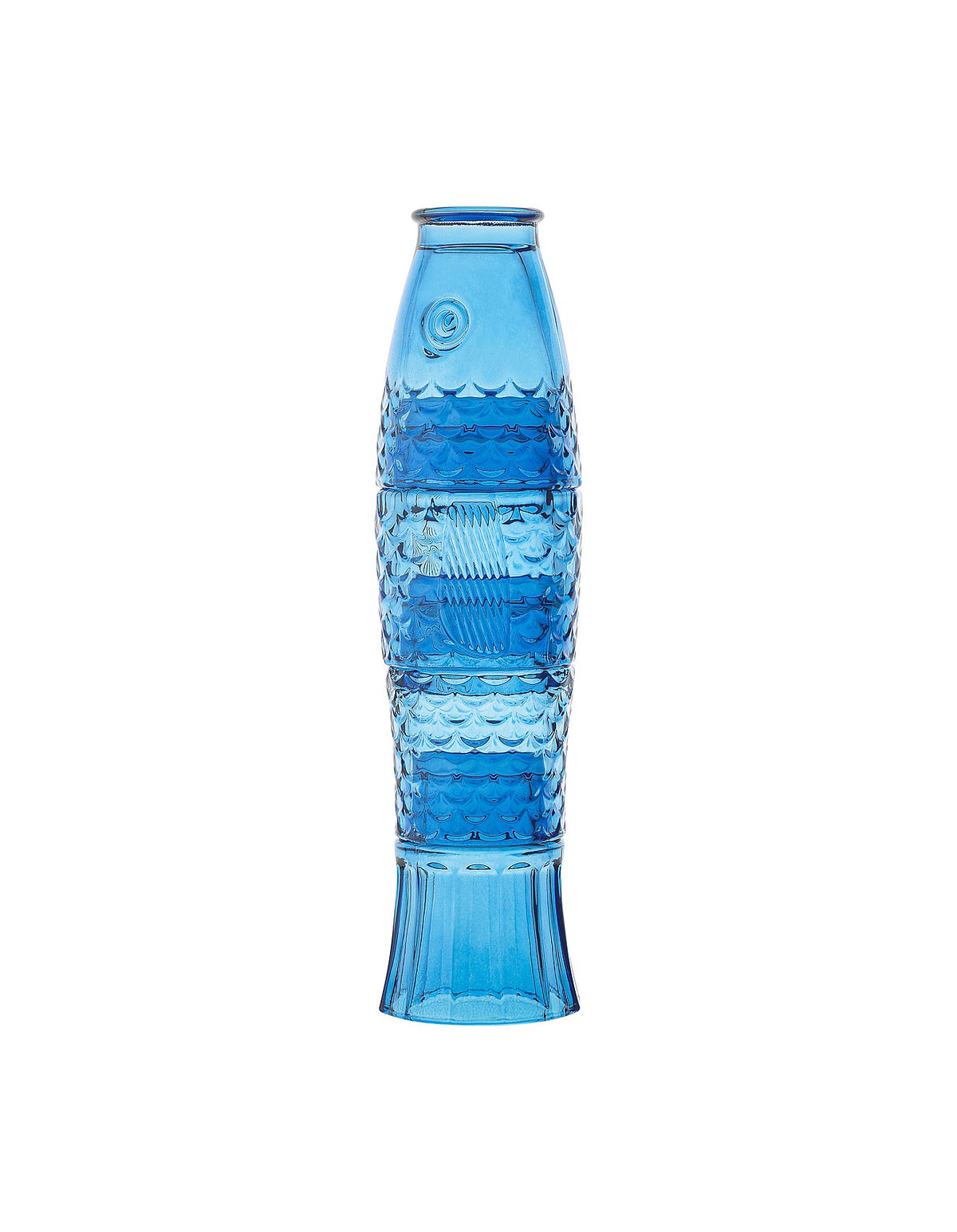 Mare 260ml Textured Glass Tumblers Set of 4 Blue