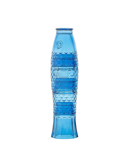 Mare 260ml Textured Glass Tumblers Set of 4 Blue