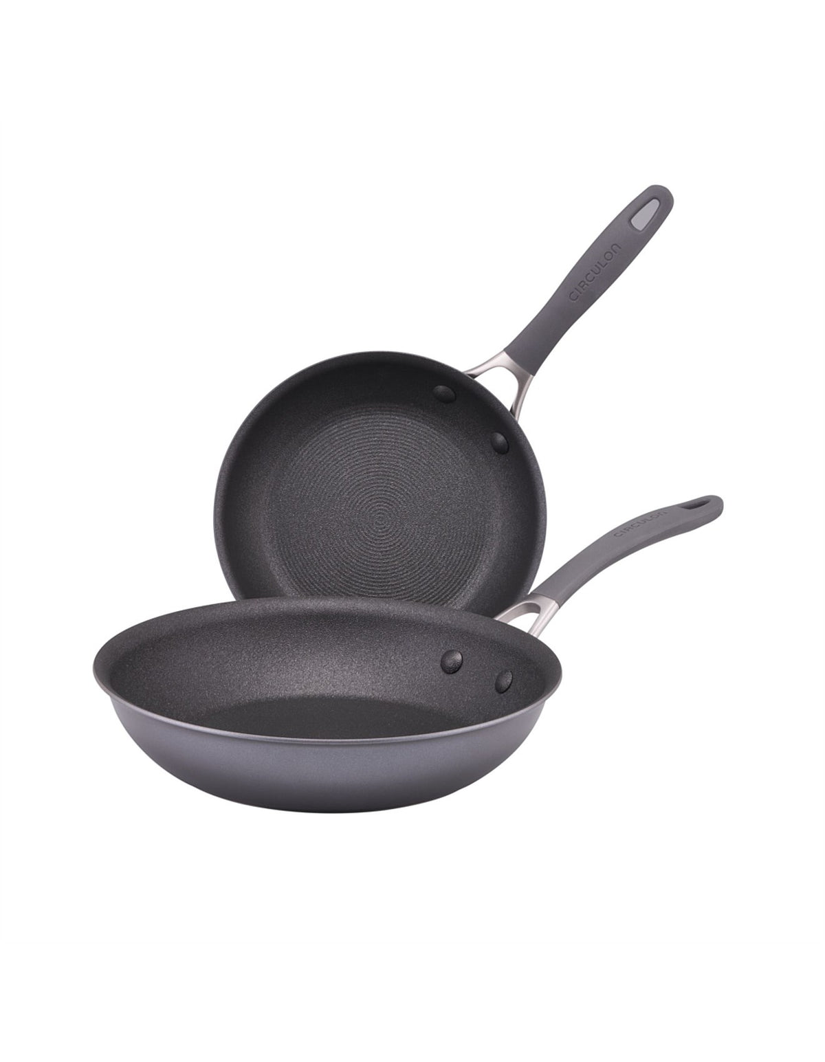 ScratchDefense A1 Nonstick Induction skillet twin pack