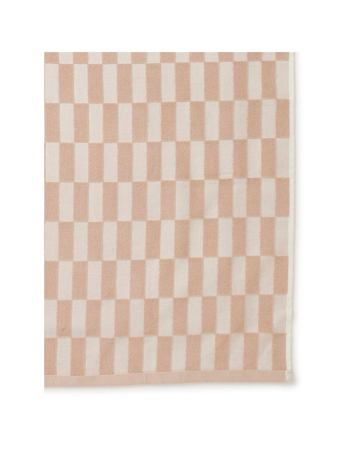 Remy Australian Cotton Tea Towel Set of 2 Natural Check