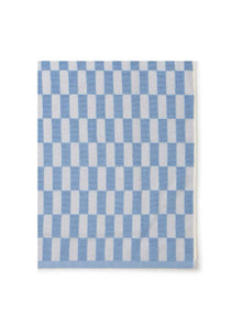 Remy Australian Cotton Tea Towels Set of 2 Blue Check