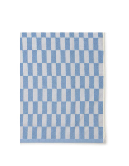 Remy Australian Cotton Tea Towels Set of 2 Blue Check