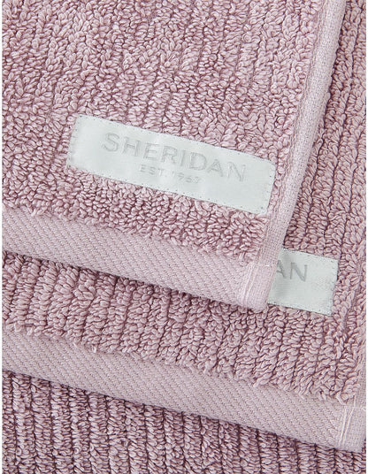 LIVING TEXTURES BATH SHEET IN TULIP