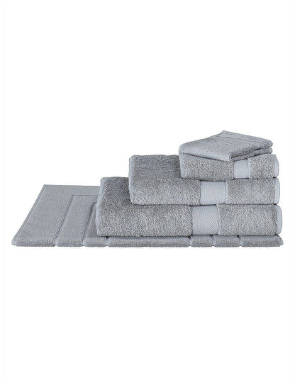 LUXURY EGYPT COTTON TOWEL HAND TOWEL IN DUSTY BLUE