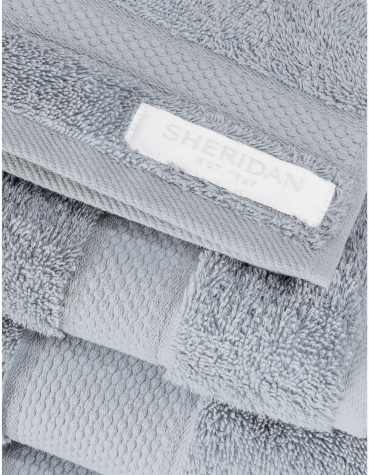 LUXURY EGYPT COTTON TOWEL HAND TOWEL IN DUSTY BLUE