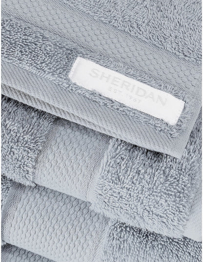 LUXURY EGYPT COTTON TOWEL HAND TOWEL IN DUSTY BLUE