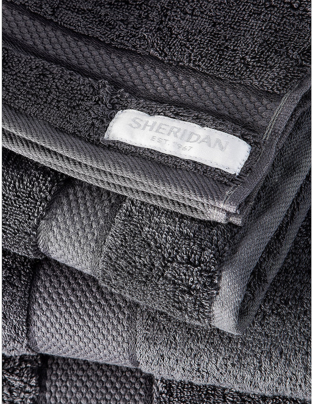 LUXURY EGYPT COTTON TOWEL BATH SHEET IN GRAPHITE
