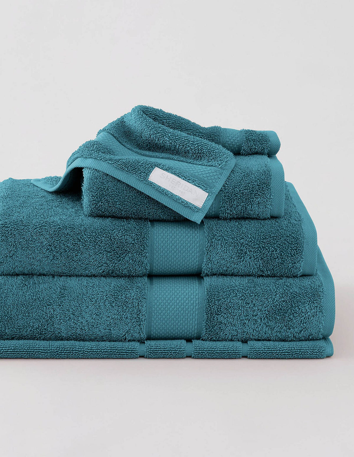 LUXURY EGYPT COTTON TOWEL FACE WASHER IN BLUE JADE