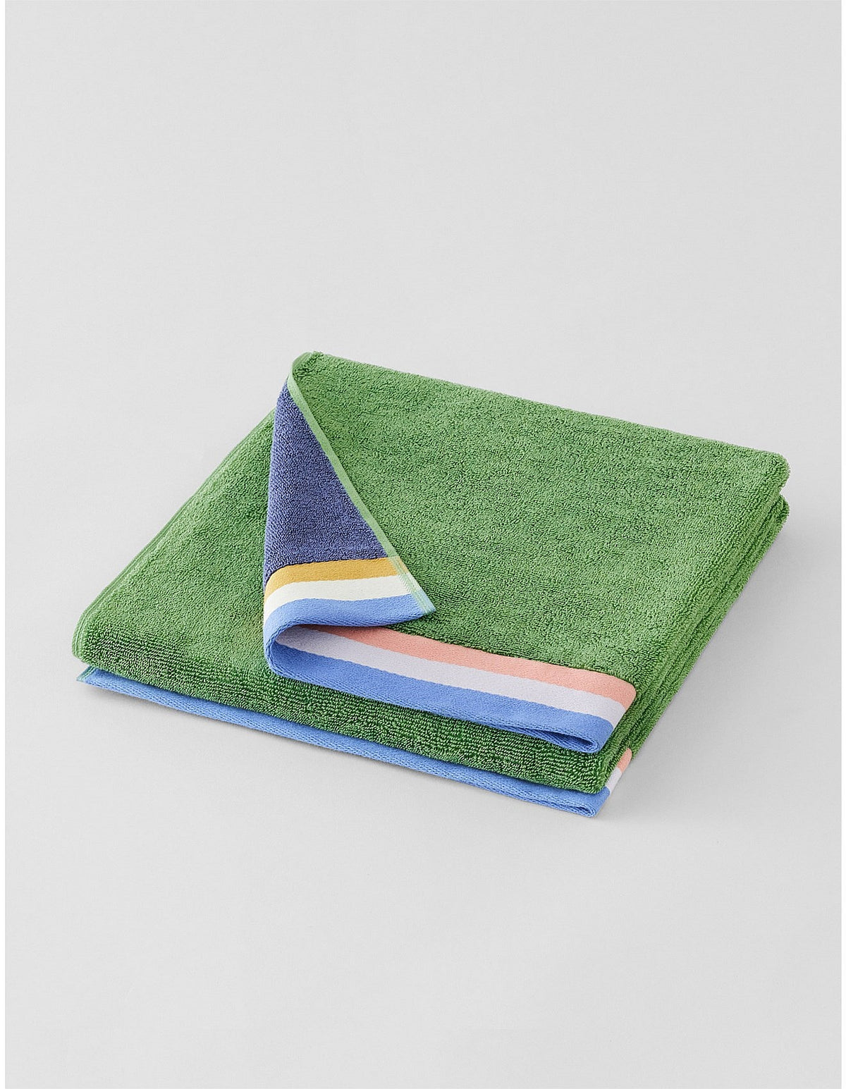 AMBI LARGE BATH TOWEL IN SNOW PEA
