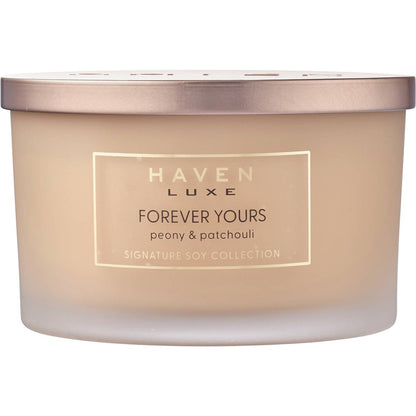 Haven Luxe Forever Yours Peony Signature Soy Blend Candle each