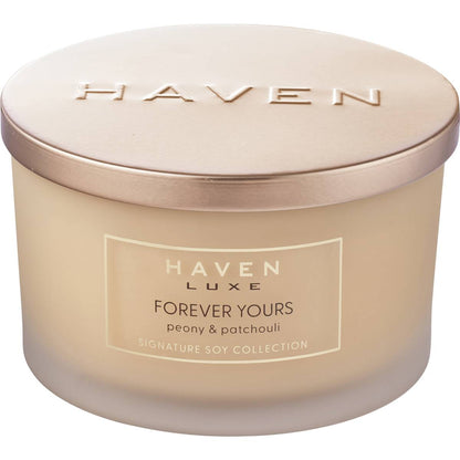 Haven Luxe Forever Yours Peony Signature Soy Blend Candle each