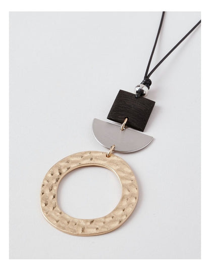 Circle Pendant in Multi