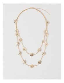 Fine Layered Necklace in Gold