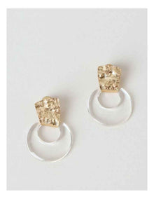 Doorknocker Earring in Clear
